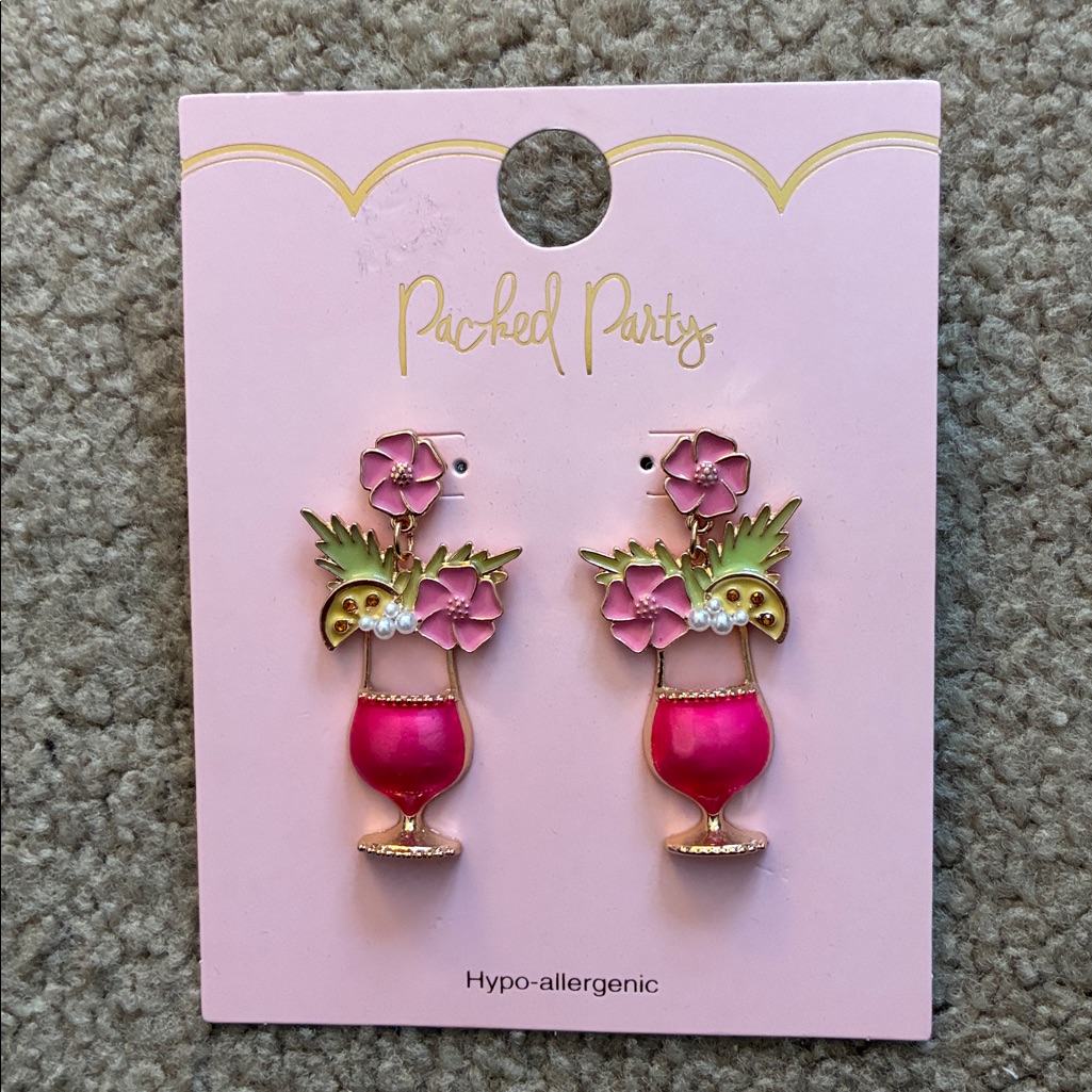 Packed Party Sipping Pretty Earrings